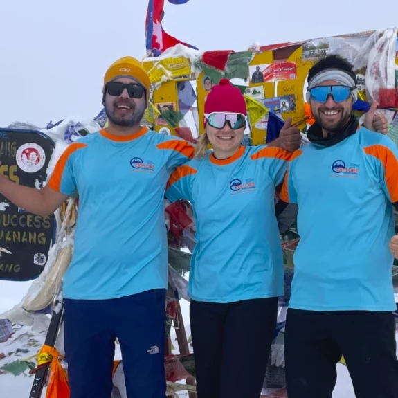 Panoramic banner image of the Annapurna Circuit Trek package with Thorang La Pass top