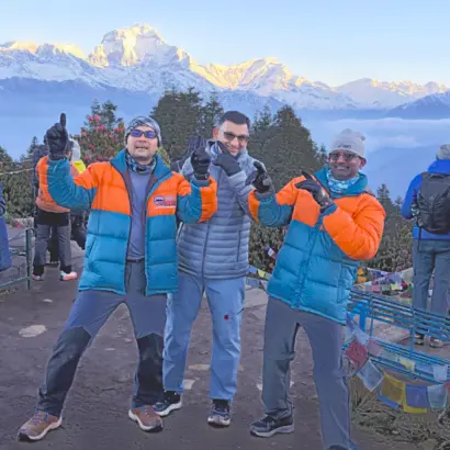 Khopra danda trek in Nepal's annapurna region offers stunning himalayan mountain view including mount annapurna and dhaulagiri ranges