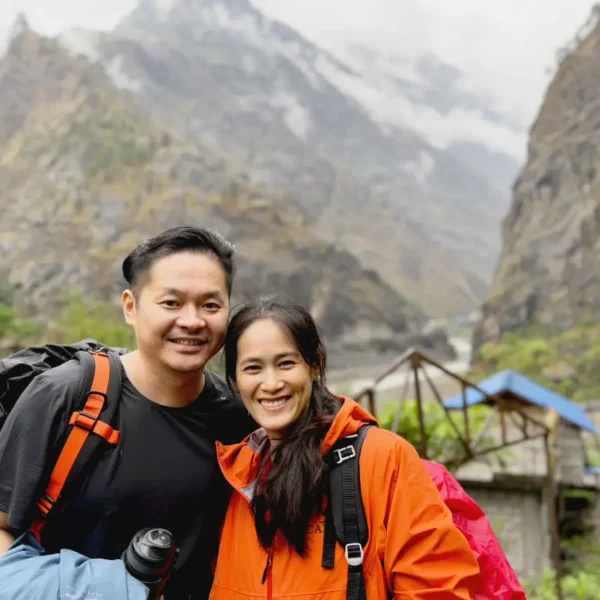 Trekkers enjoying during Tsum Valley Trek