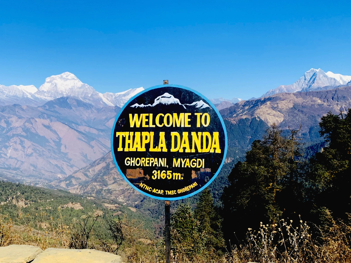 Mount Dhaulagiri and Annapurna Range View during Annapurna Panorama Trek