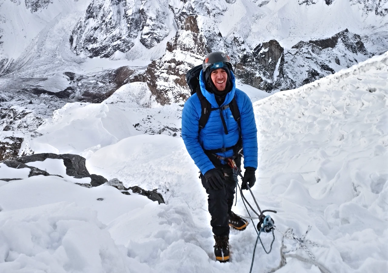 Popular island peak summit and Everest himalayan region Nepal