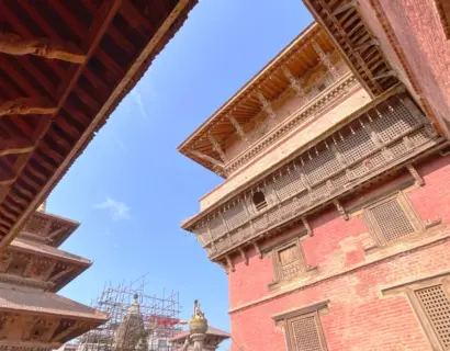 Kathmandu patan and bhaktapur tour glimpse from patan durbar square with historical temples and heritage