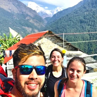 Short Poonhill Trek Nepal trail with Annapurna Himalayas