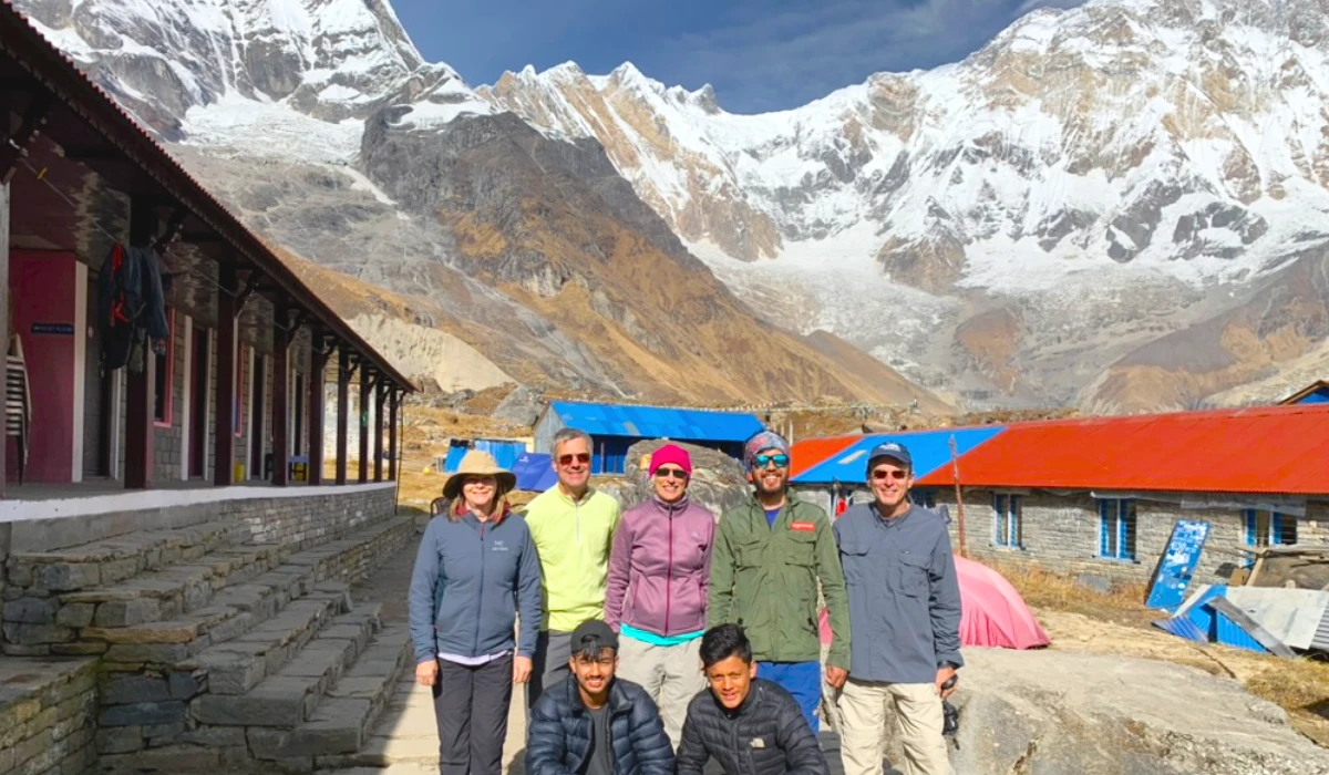 Annapurna base camp trek difficulty and route 