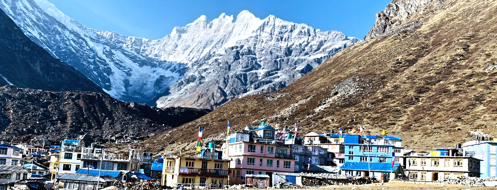 Langtang valley trek and beautiful Kyanjin Gompa Village