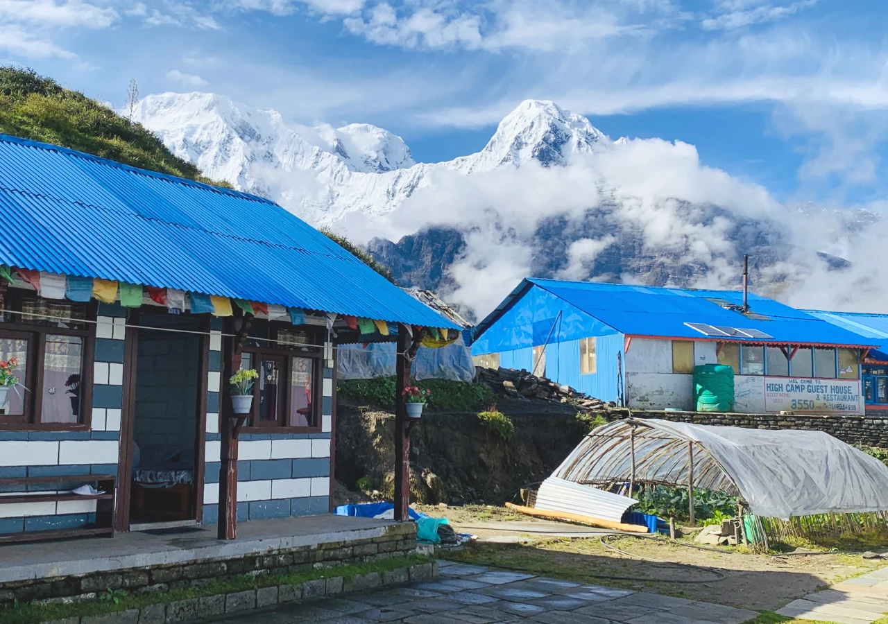 Mardi Himal Trekking Trail with High Camp Village Nepal