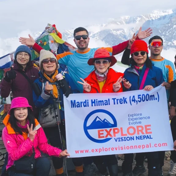 Mardi Himal Trek with Group Celebration on the Top