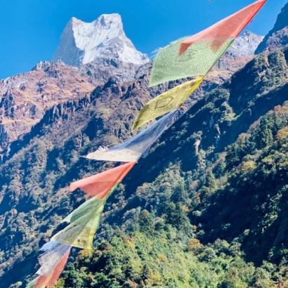 Nepal visa and permit information with clear mount fishtail