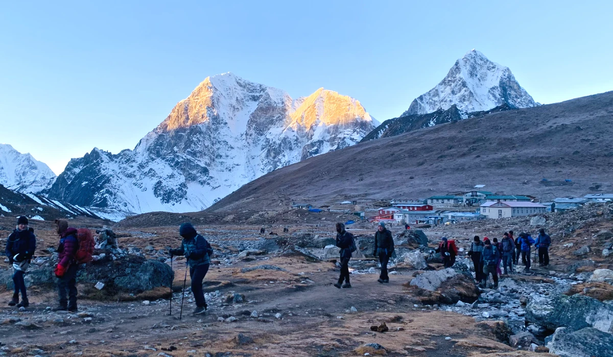 Lobuche is a another Popular Sherpa Villages in the Everest Trekking Region from where trekkers start hike early in the morning towards Everest Base Camp