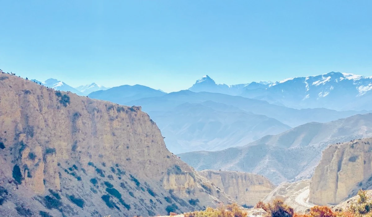 upper dolpo trekking trail and himalayas nepal