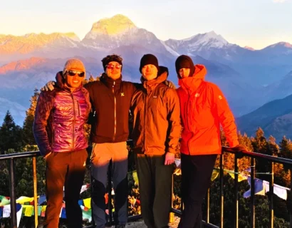 Poonhill Annapurna View Trek Trail and View from Poonhill Nepal