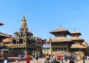 Nepal adventure tour and historical patan durbar square with beautiful temples