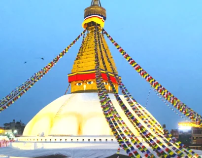 Nepal luxury tour experience with boudhanath stupa kathmandu nepal