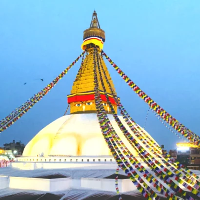 Nepal luxury tour experience with boudhanath stupa kathmandu nepal
