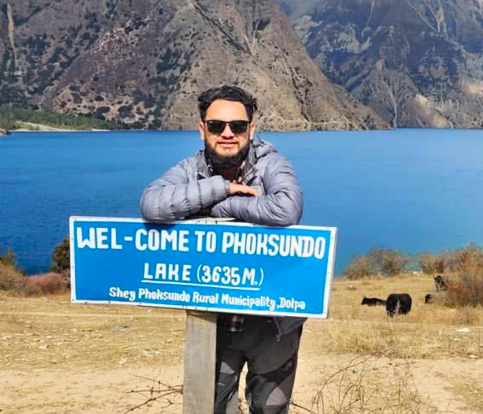 Shirish Silwal, an avid explorer and travel consultant of Explore Vision Nepal