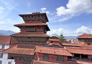 Kathmandu durbar square heritage site in Kathmkandu Nepal is one of the main attraction of Kathmandu valley day tour