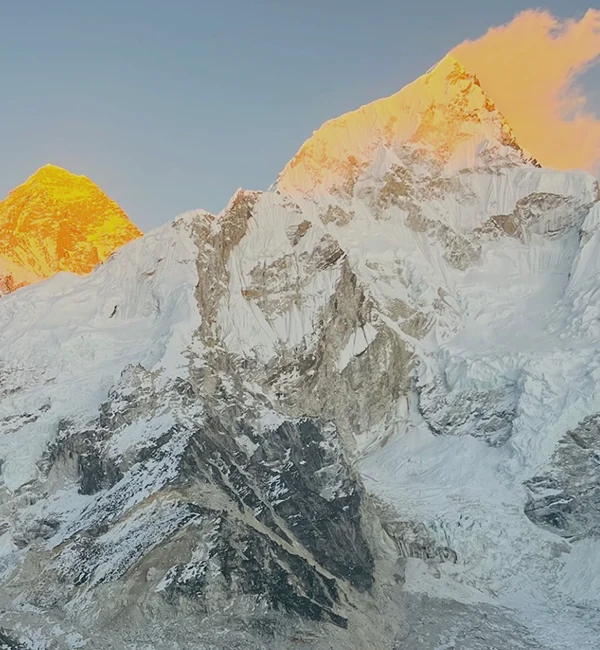 Mount Everest and Himalayan panorama view from Kala Patthar during Everest Base Camp Trek in Nepal with Explore Vision Nepal