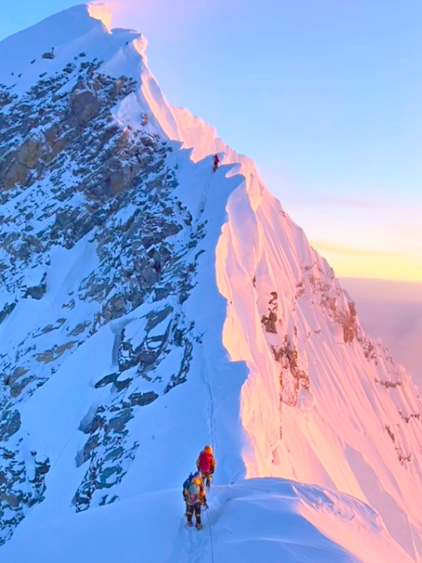 Explore vision nepal peak climbing activities in nepal himalayas with mountain scenery