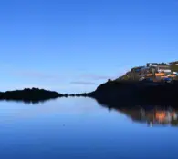 Gosainkunda lake and mountain scenery during the langtang gosainkunda trek
