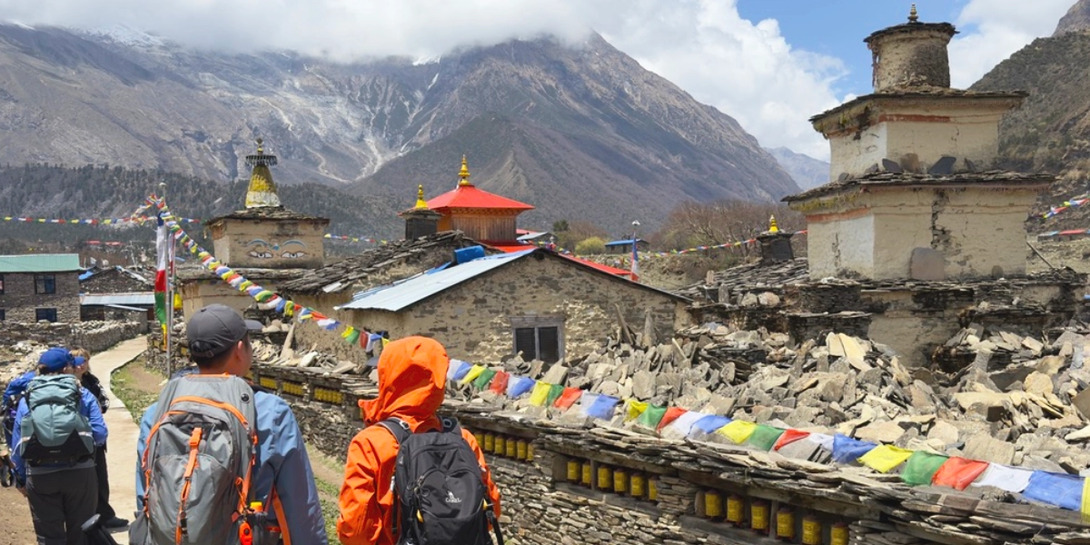 Restricted area permit update 2026 and beautiful manaslu circuit trekking route with local samagaun village 