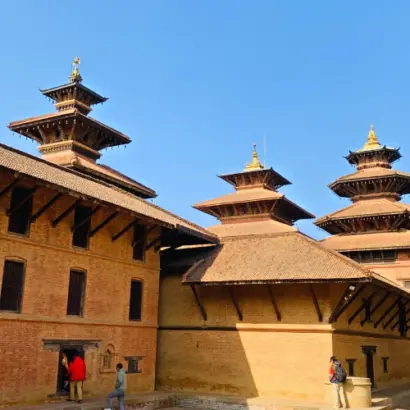 Historic palaces and temples at Patan Durbar Square Nepal UNESCO World Heritage Site