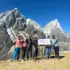 Explore Vision Nepal group on the Everest Base Camp Trek with Helicopter Return route